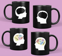 Colección de tazas mágicas personalizadas para promociones