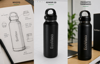 Proceso de fabricación a medida desde boceto inicial hasta producto terminado personalizado
