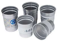 Vasos de aluminio personalizados para eventos corporativos