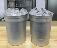 Vasos de aluminio personalizados para eventos y festivales