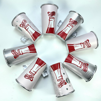 Vasos de aluminio personalizados utilizados en festivales y conciertos
