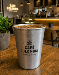 Vasos de aluminio para cafeterias
